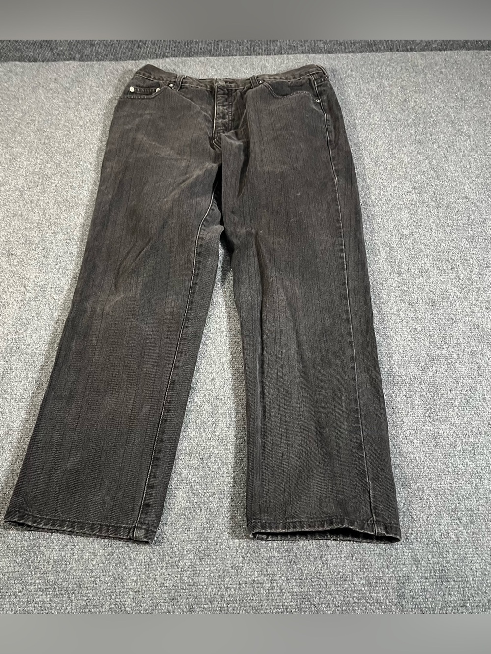 Vintage 90s Guess Jeans High Rise Wide Leg Men's Size 36x30 Baggy Dad Black